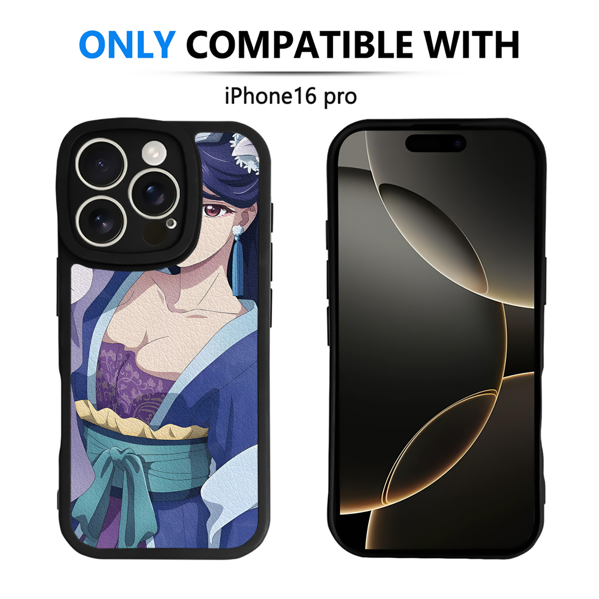 （画像用） 薬屋のひとりごと The Apothecary Diaries 【iPhone 16シリーズ対応】シリコンスマホケース（レザー調） 材質：シリコン